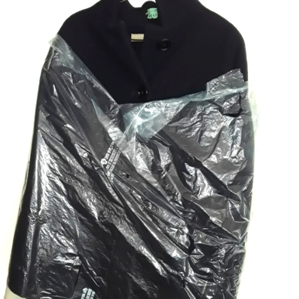 PERRY ELLIS PORTFOLIO BLACK WOOL COAT SIZE 6